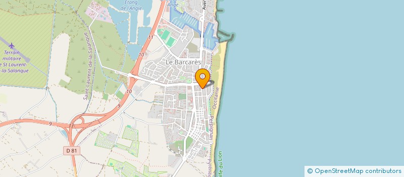 localisation de l'entreprise MADAME SANDRINE RIU  LE BARCARES