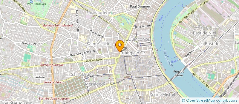 localisation de l'entreprise MADAME SANDRINE RIUNE  BORDEAUX