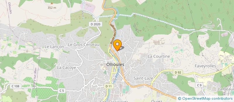localisation de l'entreprise MADAME SANDRINE RIVARD à OLLIOULES