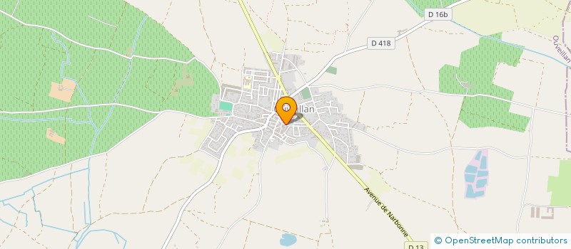 localisation de l'entreprise MADAME SANDRINE RIVIERE  OUVEILLAN