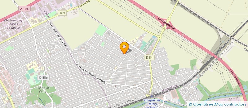 localisation de l'entreprise MADAME SANDRINE RIVIERE  MITRY-MORY