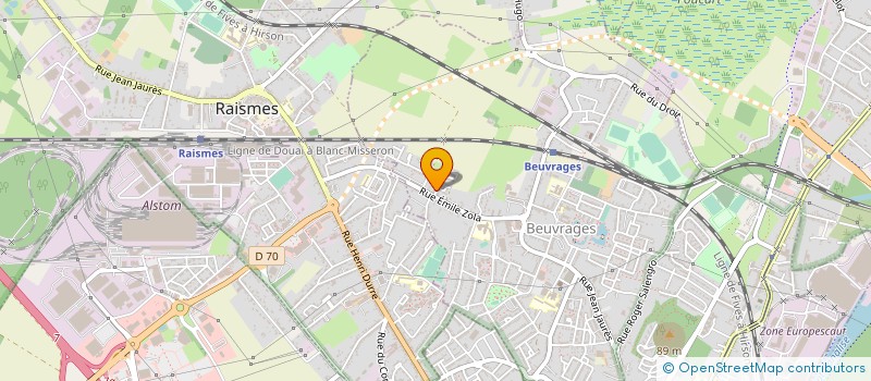 localisation de l'entreprise MADAME SANDRINE ROBERT à BEUVRAGES