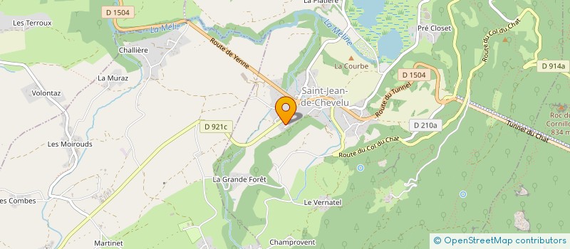 localisation de l'entreprise MADAME SANDRINE ROBLES à SAINT-JEAN-DE-CHEVELU