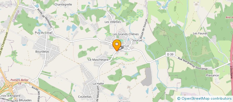 localisation de l'entreprise MADAME SANDRINE ROCHE à CHAPTELAT