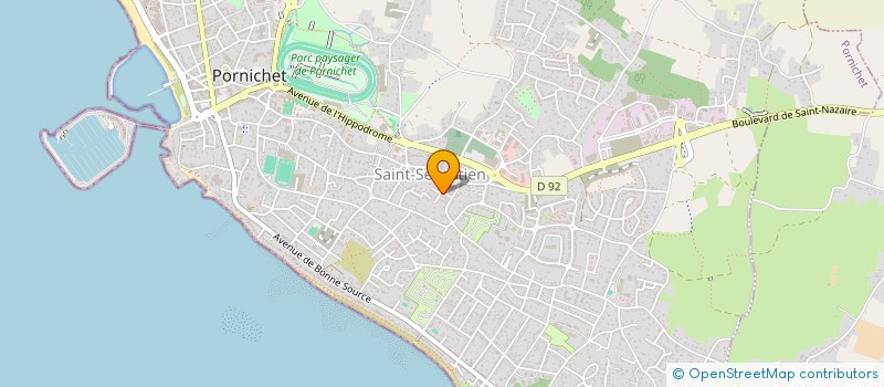 localisation de l'entreprise MADAME SANDRINE ROCHE à PORNICHET