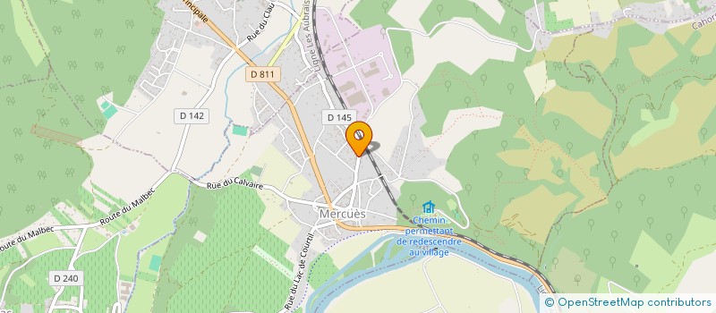 localisation de l'entreprise MADAME SANDRINE RODA  MERCUES