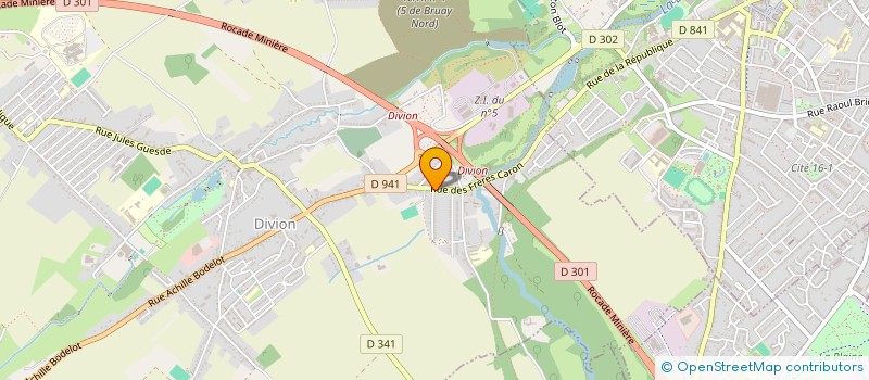 localisation de l'entreprise MADAME SANDRINE RODRIGUES  DIVION