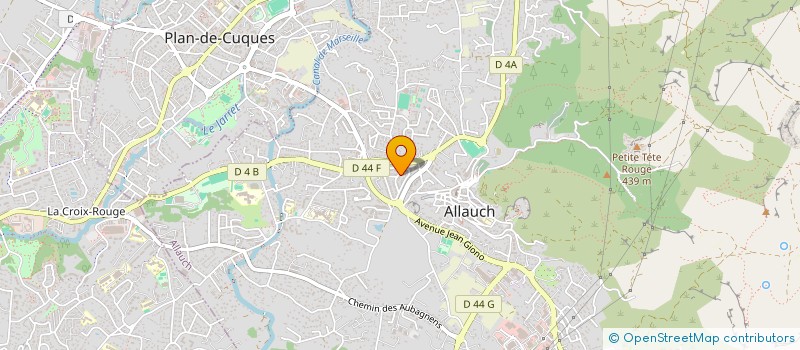 localisation de l'entreprise MADAME SANDRINE RODRIGUEZ DELGADO  ALLAUCH