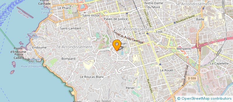 localisation de l'entreprise MADAME SANDRINE ROLLIN à MARSEILLE
