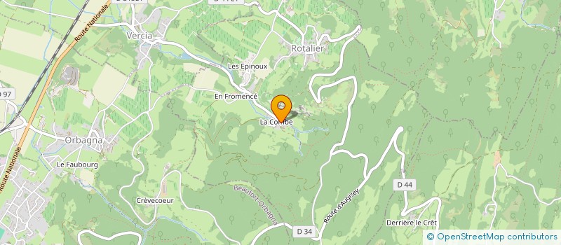 localisation de l'entreprise MADAME SANDRINE ROMANET  ROTALIER