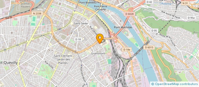 localisation de l'entreprise MADAME SANDRINE ROQUES à ROUEN