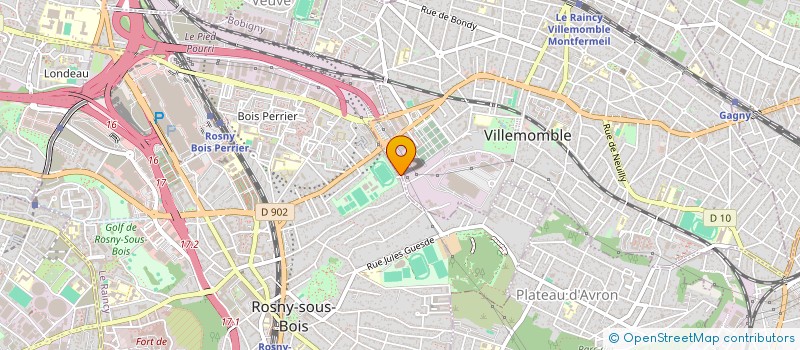 localisation de l'entreprise MADAME SANDRINE ROSA à ROSNY-SOUS-BOIS