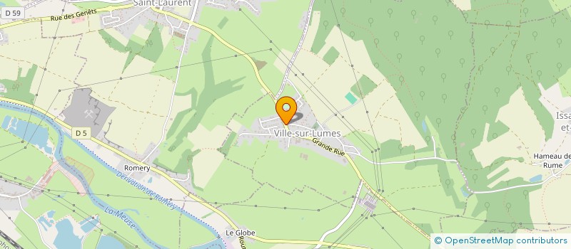 localisation de l'entreprise MADAME SANDRINE ROSE  LUMES