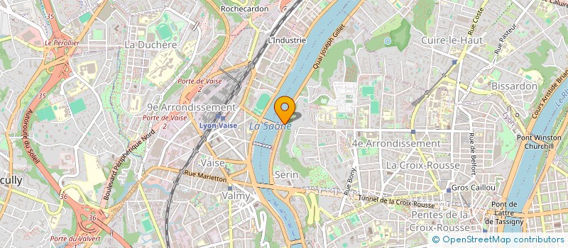 localisation de l'entreprise MADAME SANDRINE ROSIQUE  LYON