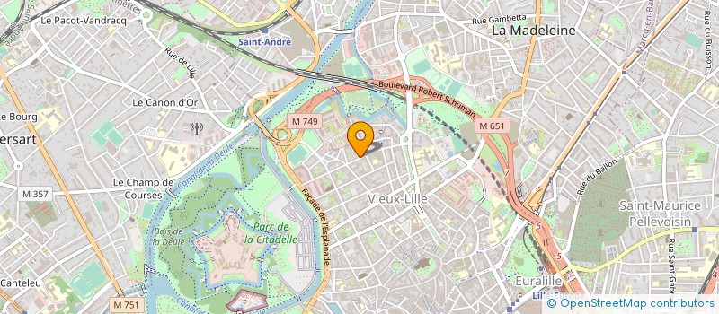 localisation de l'entreprise MADAME SANDRINE ROSSET à LILLE