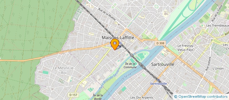 localisation de l'entreprise MADAME SANDRINE ROSSIGNEUX à MAISONS-LAFFITTE