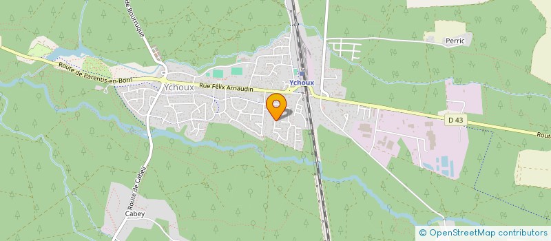 localisation de l'entreprise MADAME SANDRINE ROTSAERT  YCHOUX