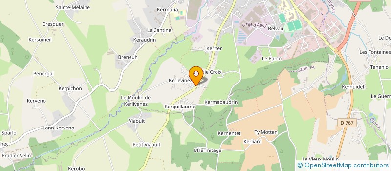 localisation de l'entreprise MADAME SANDRINE ROUCOUX  LOCMINE