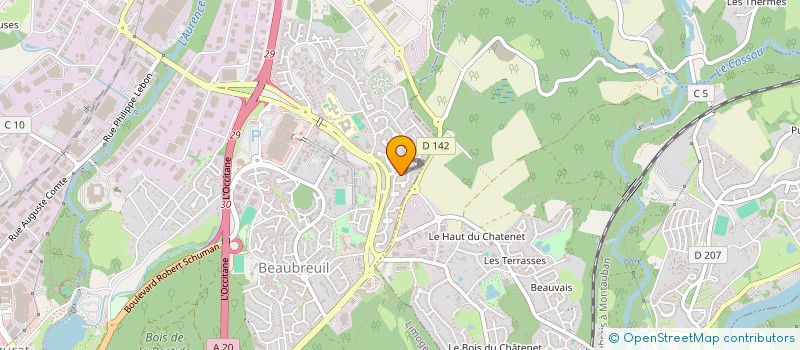 localisation de l'entreprise MADAME SANDRINE ROUDIL à LIMOGES