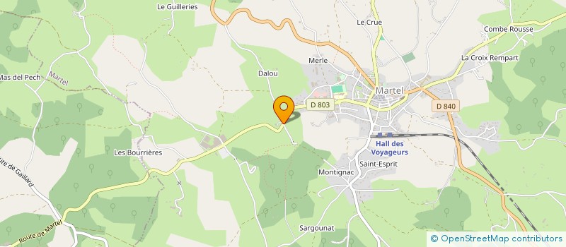 localisation de l'entreprise MADAME SANDRINE ROUGIE à MARTEL