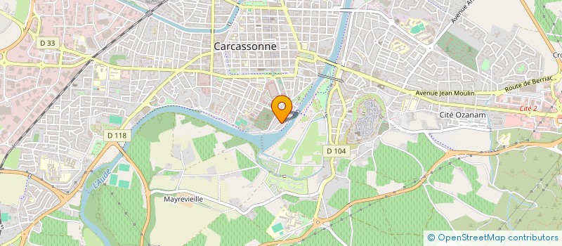 localisation de l'entreprise MADAME SANDRINE ROUILLARD  CARCASSONNE