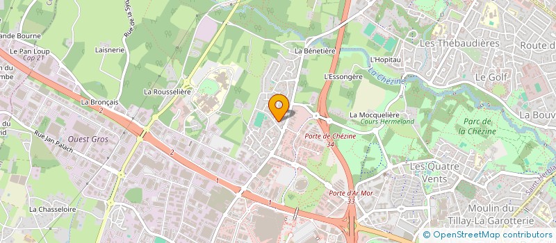 localisation de l'entreprise MADAME SANDRINE ROULLIN  SAINT-HERBLAIN