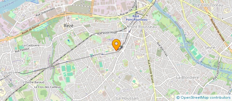 localisation de l'entreprise MADAME SANDRINE ROUMILHAC  REZE