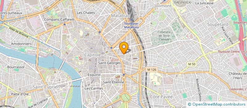 localisation de l'entreprise MADAME SANDRINE ROUQUIE  TOULOUSE