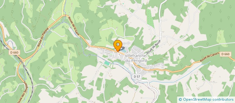 localisation de l'entreprise MADAME SANDRINE ROUQUIER  VILLEFRANCHE-DU-PERIGORD