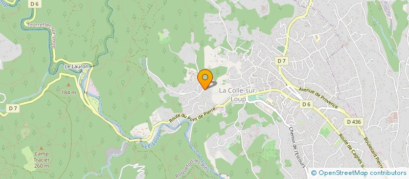 localisation de l'entreprise MADAME SANDRINE ROUSSEAU à LA COLLE-SUR-LOUP