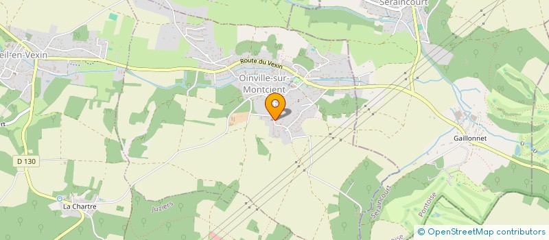 localisation de l'entreprise MADAME SANDRINE ROUSSEL  OINVILLE-SUR-MONTCIENT