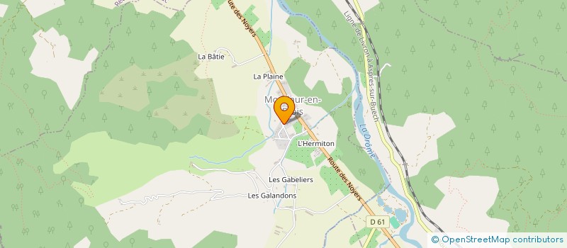 localisation de l'entreprise MADAME SANDRINE ROUSSY à BEAUMONT-EN-DIOIS