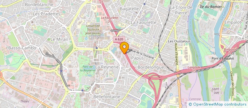 localisation de l'entreprise MADAME SANDRINE ROUX à TOULOUSE
