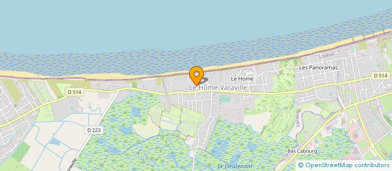 localisation de l'entreprise MADAME SANDRINE ROUX  VARAVILLE