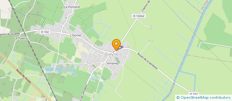 localisation de l'entreprise MADAME SANDRINE ROUX  QUEYRAC