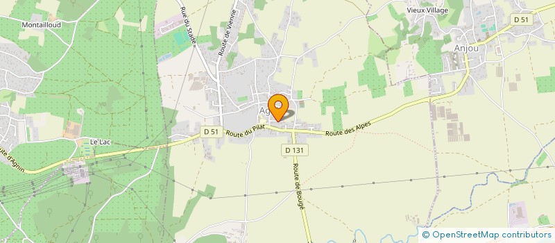 localisation de l'entreprise MADAME SANDRINE ROUX  AGNIN