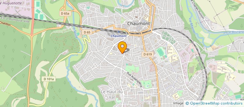 localisation de l'entreprise MADAME SANDRINE ROY à CHAUMONT