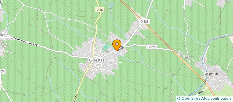 localisation de l'entreprise MADAME SANDRINE ROY  GINESTAS