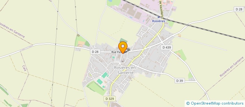 localisation de l'entreprise MADAME SANDRINE ROY  ROSIERES-EN-SANTERRE