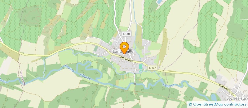 localisation de l'entreprise MADAME SANDRINE ROYER à LANDREVILLE