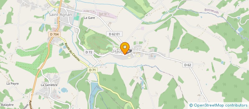 localisation de l'entreprise MADAME SANDRINE ROYER  HAUTEFORT