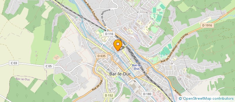localisation de l'entreprise MADAME SANDRINE ROZE  BAR-LE-DUC