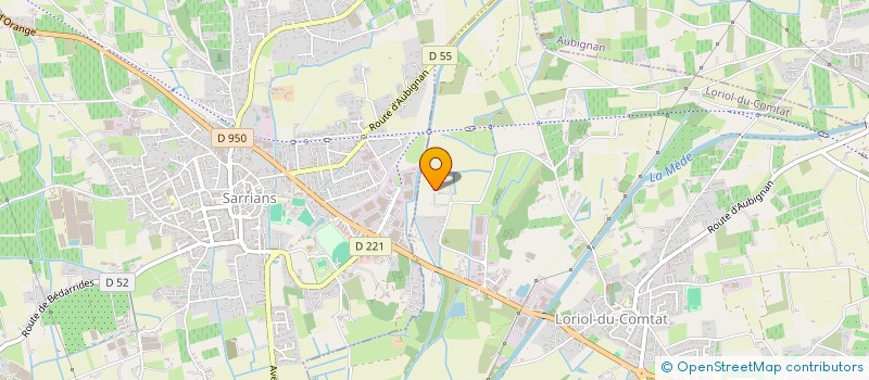 localisation de l'entreprise MADAME SANDRINE RUBINI  LORIOL-DU-COMTAT