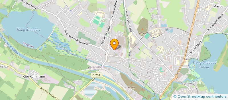 localisation de l'entreprise MADAME SANDRINE RULLIER  VIEUX-CONDE