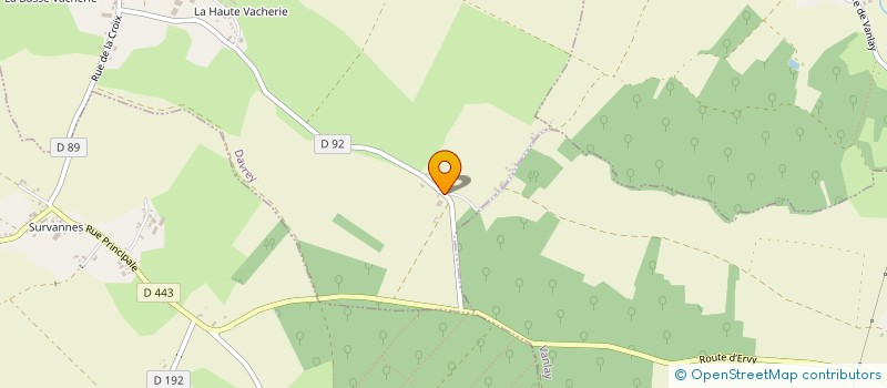 localisation de l'entreprise MADAME SANDRINE SAGET  LAVAULT-DE-FRETOY