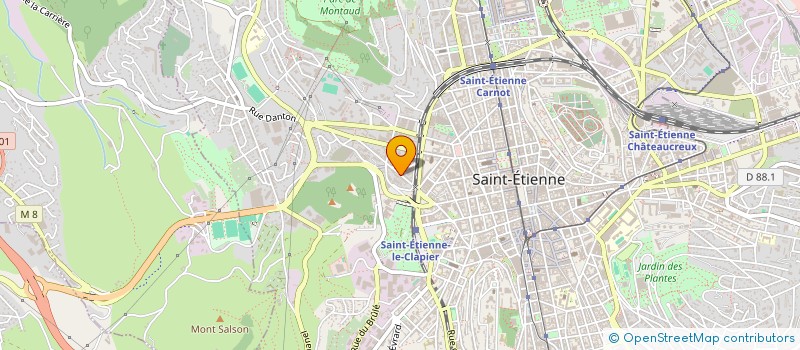 localisation de l'entreprise MADAME SANDRINE SAHUC à SAINT-ETIENNE