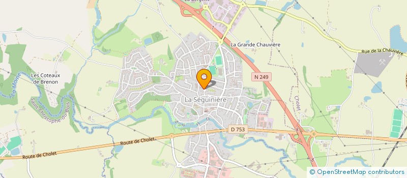 localisation de l'entreprise MADAME SANDRINE SALA  LA SEGUINIERE