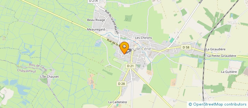 localisation de l'entreprise MADAME SANDRINE SALAUD  BOIS-DE-CENE