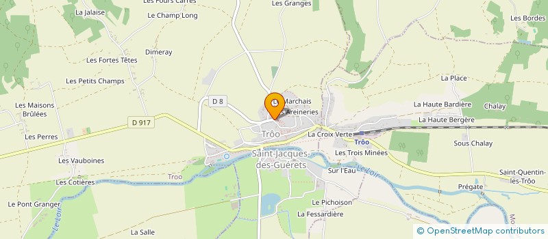localisation de l'entreprise MADAME SANDRINE SALIERES à TROO