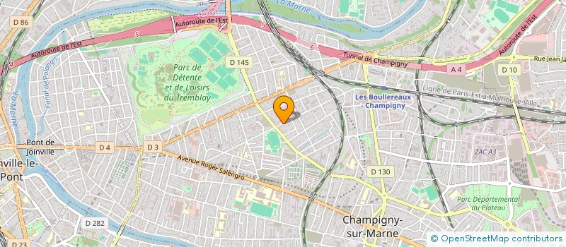 localisation de l'entreprise MADAME SANDRINE SALIGAULT à CHAMPIGNY-SUR-MARNE